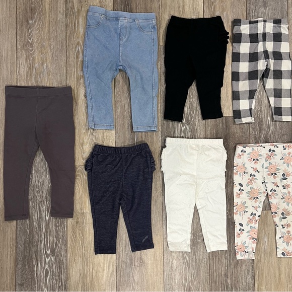 Assorted 12M Baby Leggings Set of 9! - Picture 3 of 3